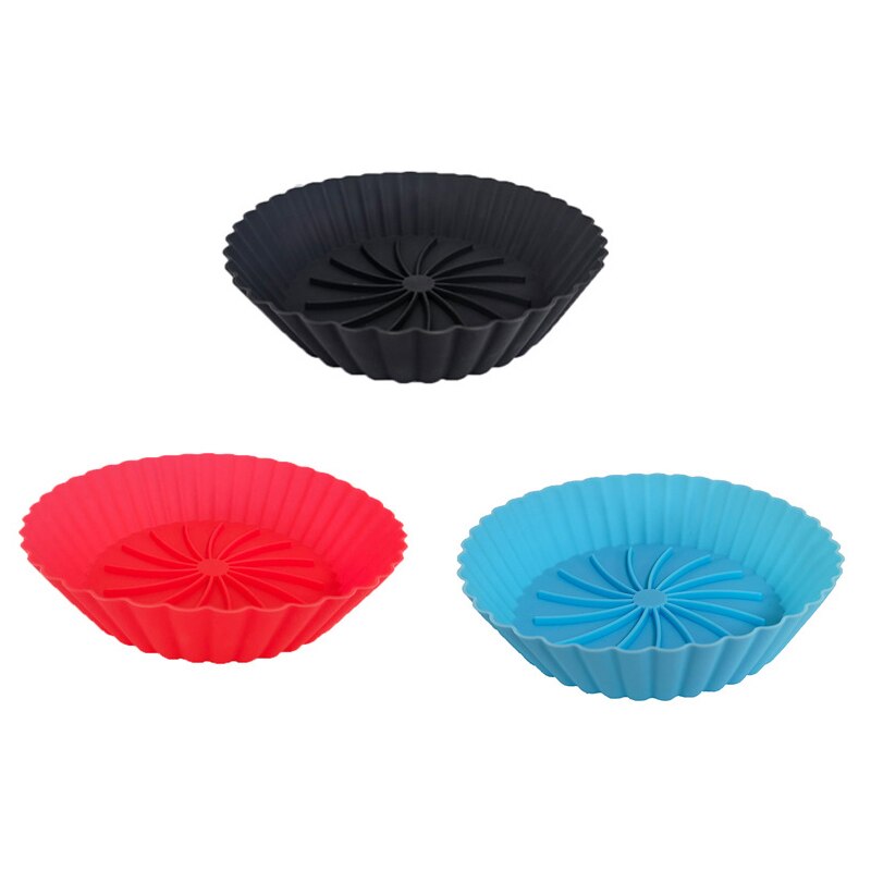 Air Fryer Silicone Pad Air Fryer Paper Liners Replacement Reusable Air Fryer Pot Basket Cooking Utensils Air Fryer B